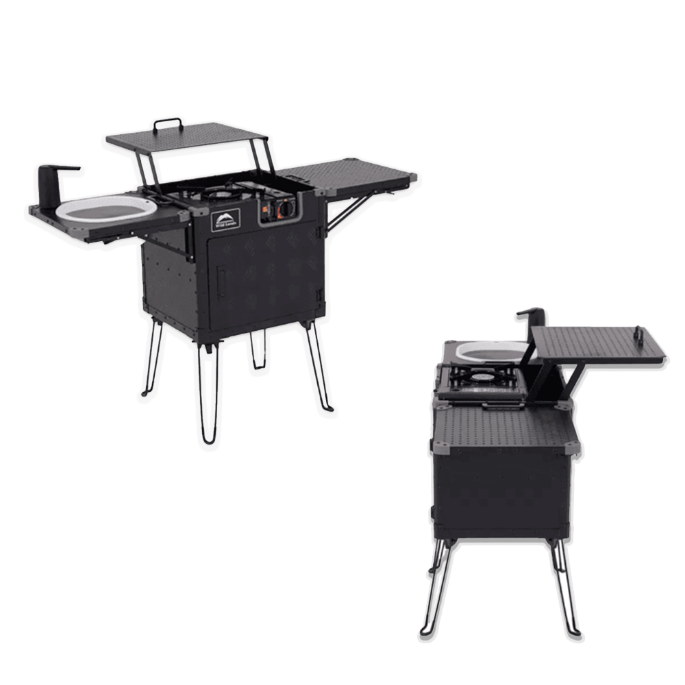 Cocina camping plegable
