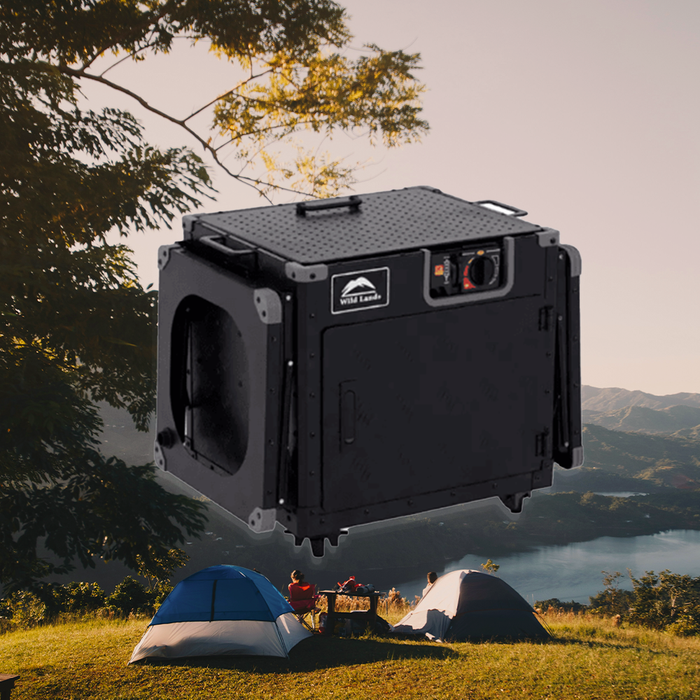 Cocina camping plegable